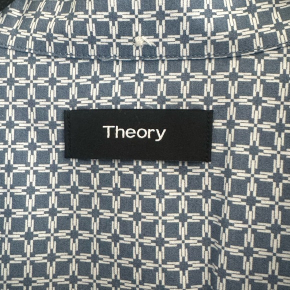 Like New Theory Short Sleeve Casual Dress Shirt - Picture 4 of 5